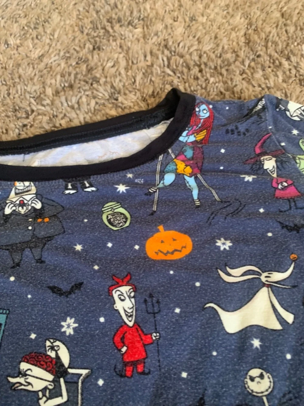Disney Little Sleepies Spooky Nightmare before Christmas Bamboo Pajamas Sz.5/6